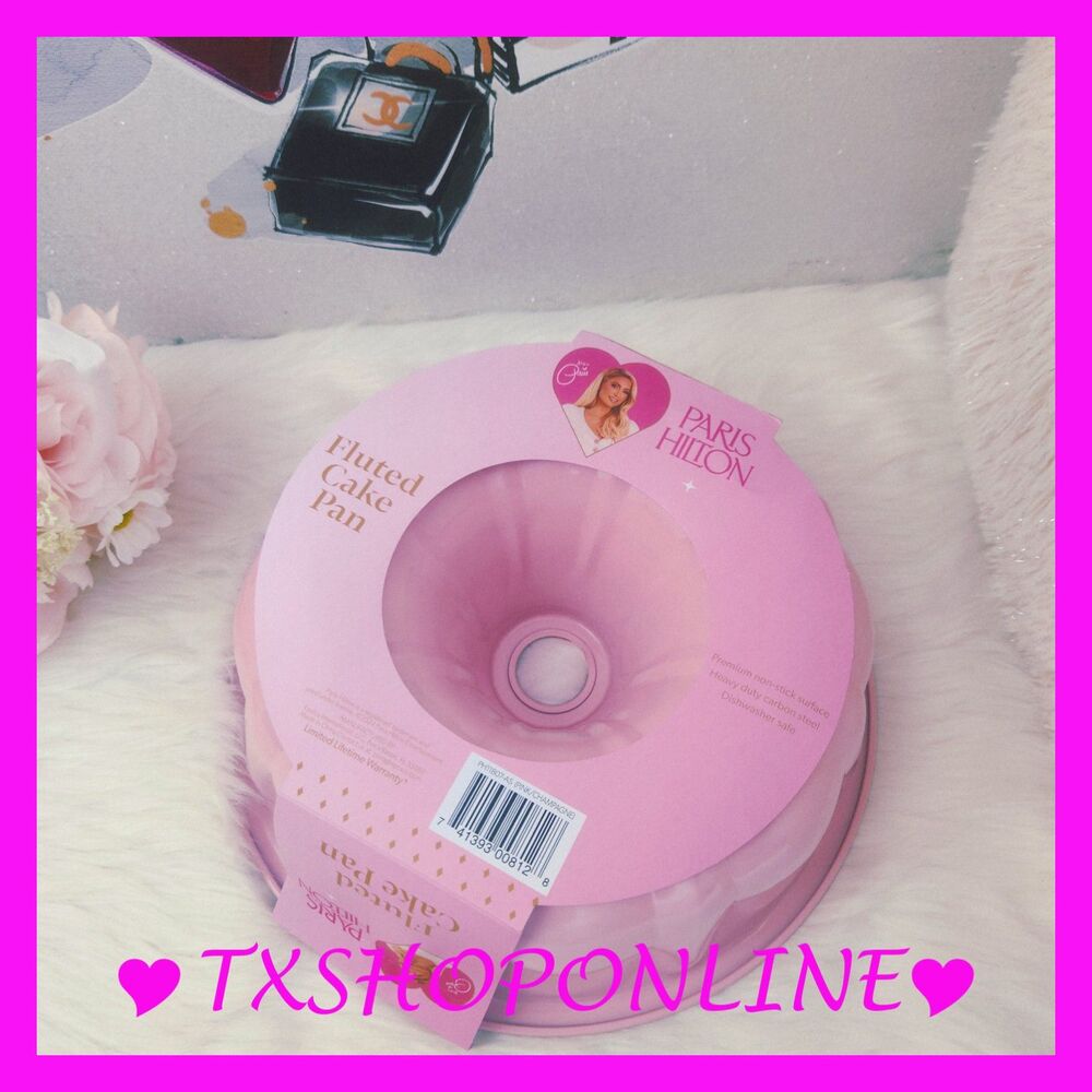 💗🎂Paris Hilton Fluted Cake Pan Nonstick Pink🎂💗 - Picture 5 of 5